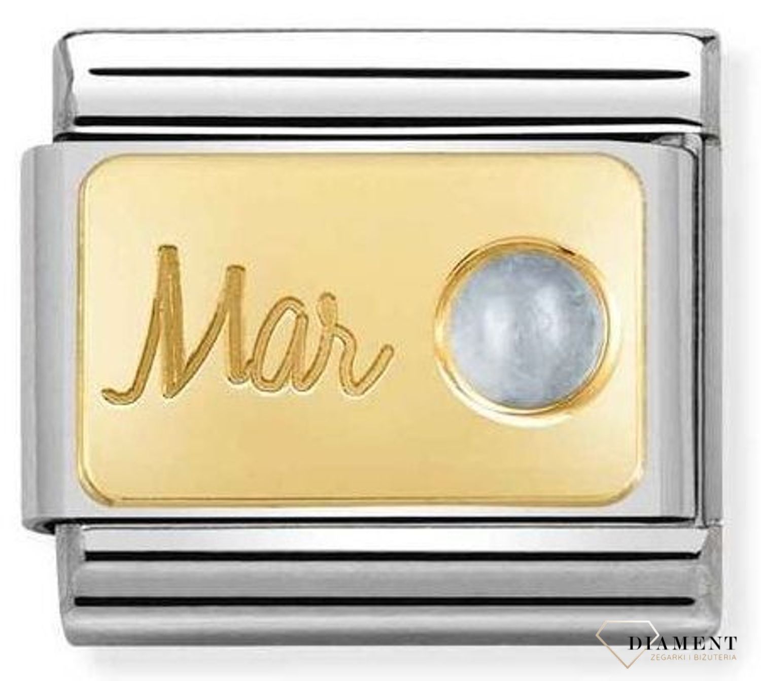 Nomination Link 18K zawieszka złoto 'Marzec Akwamaryn' 030519 03 ✓ Zawieszki Nomination ✓ Wyjątkowy prezent ✓ Nomination ✓ Bransoletka Nomination ✓ Bransoletka ze stali ✓ Gwarancja najniższej ceny ✓ Zapraszamy!.jpg